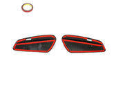 Carbon Fiber Car Side Air Vent Trims Cover For Porsche 911 922 2-Door