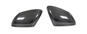 Carbon Fiber Car Rear View Mirror Covers Caps For Porsche Taycan Turbo S