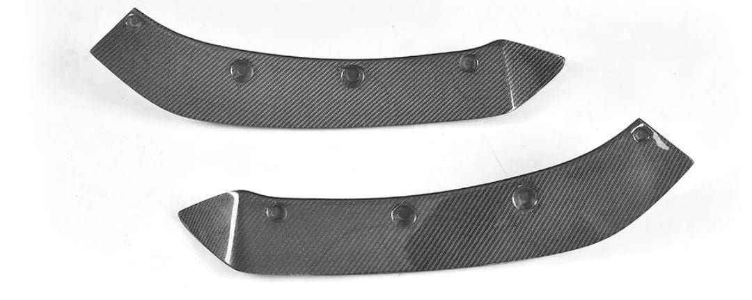 Carbon Fiber Car Front Bumper Lip Splitters For Maserati Levante 4-Door