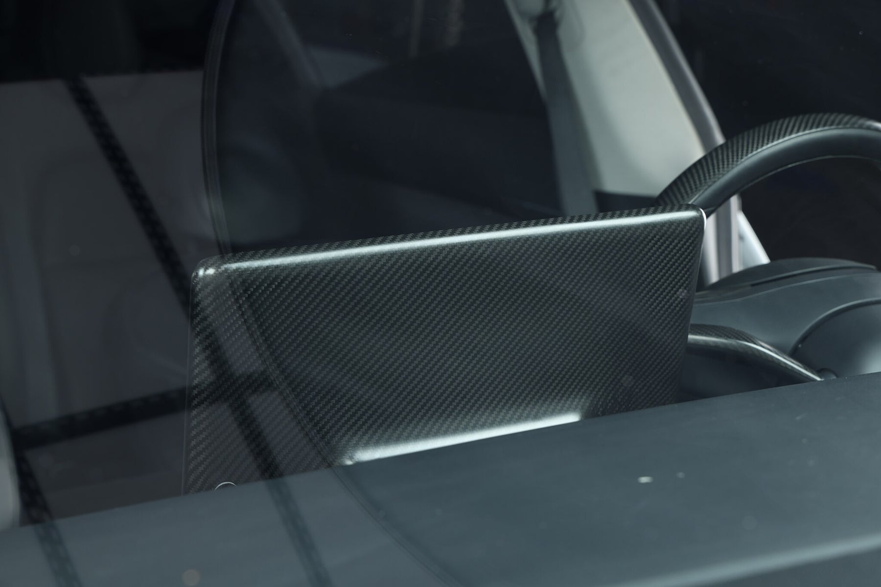 Carbon Fiber Back Display for Tesla Model 3 Y