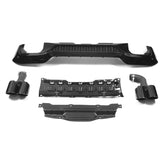 Diffuser with Exhaust Tips suitable for BMW X3 G01