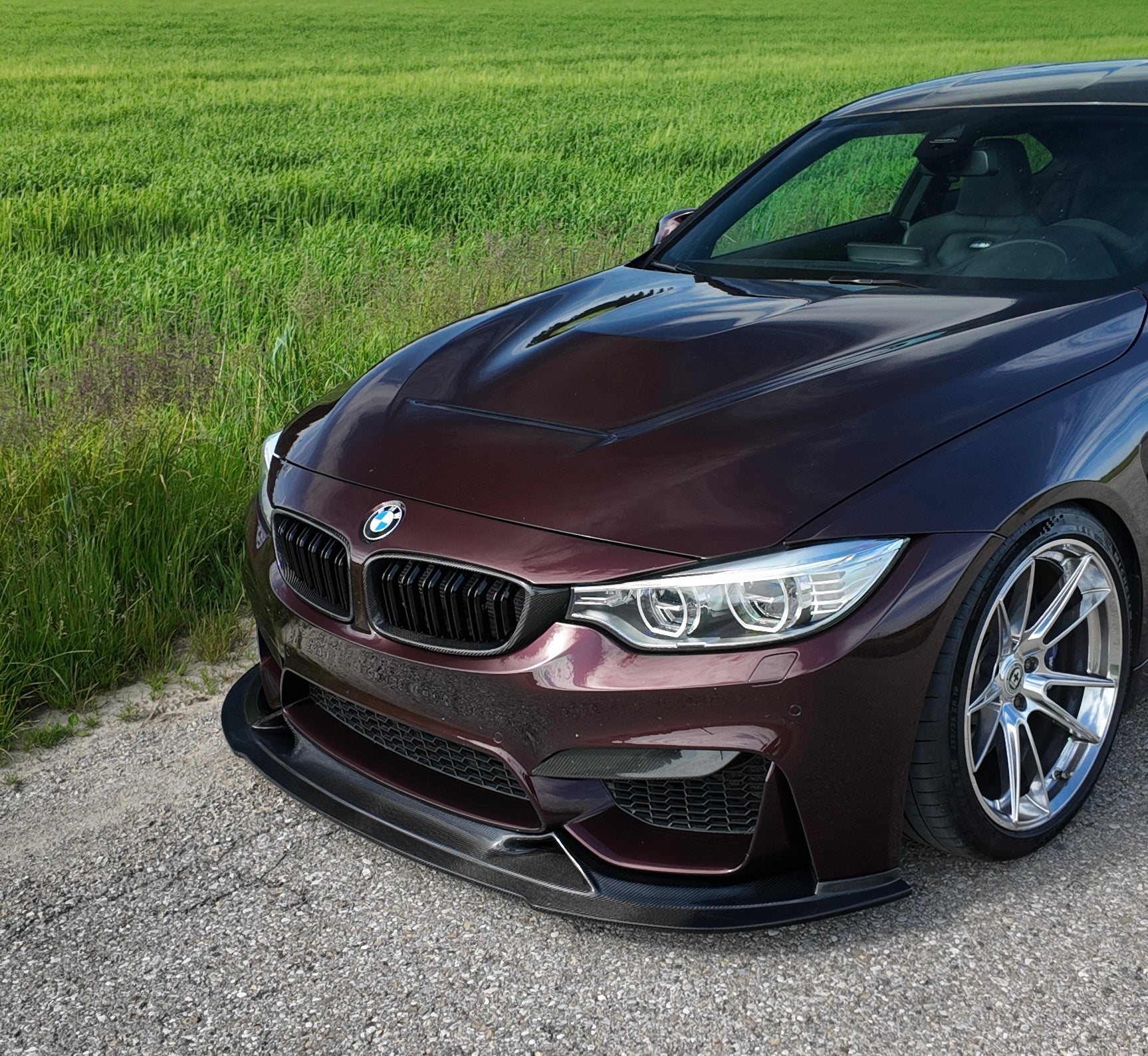 Carbon Fiber Front Spoiler for BMW M4 F82 M3 F80