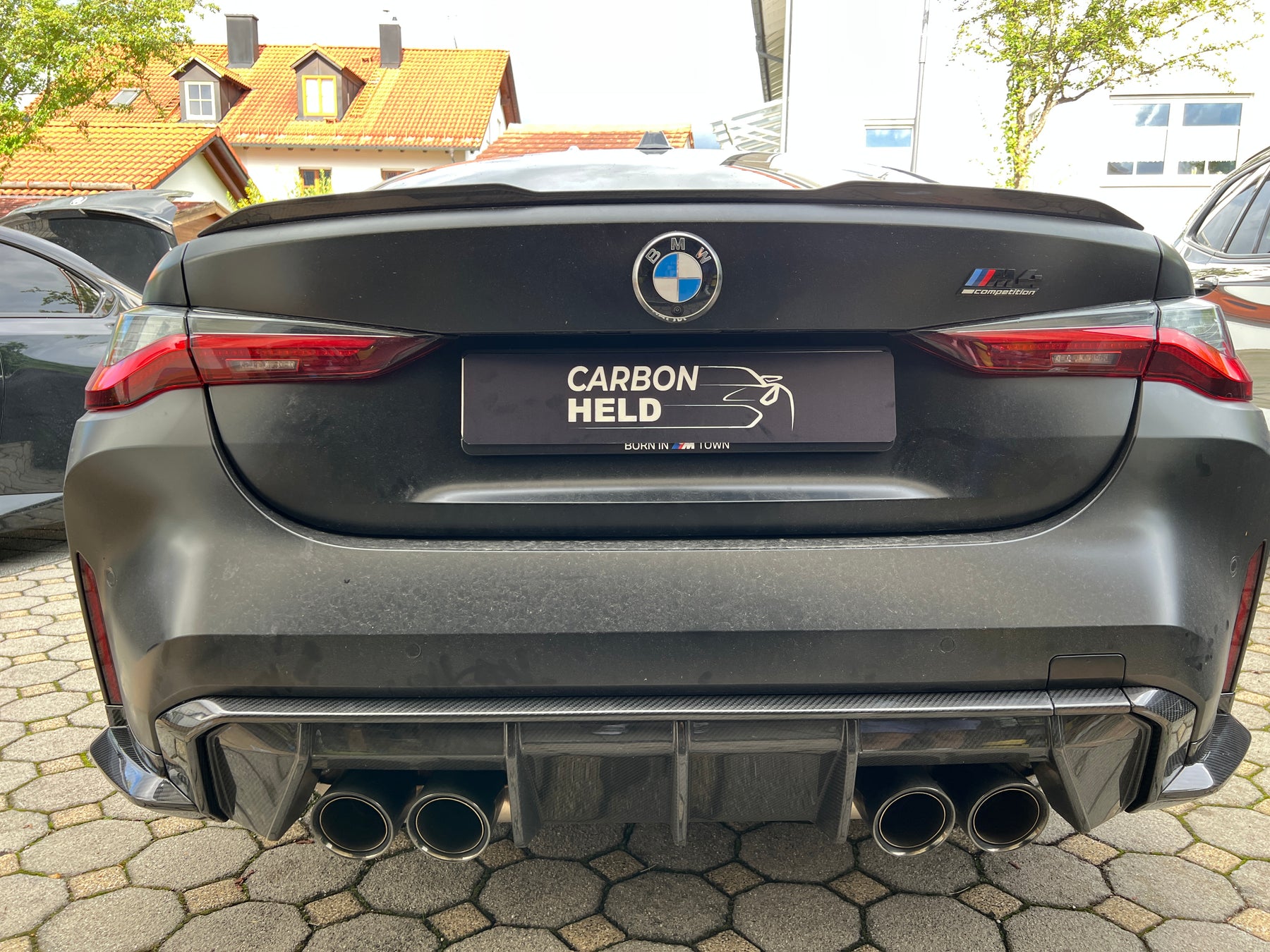 Dry Carbon Fiber Diffuser Strip for BMW G80 G81 M3 G82 G83 M4