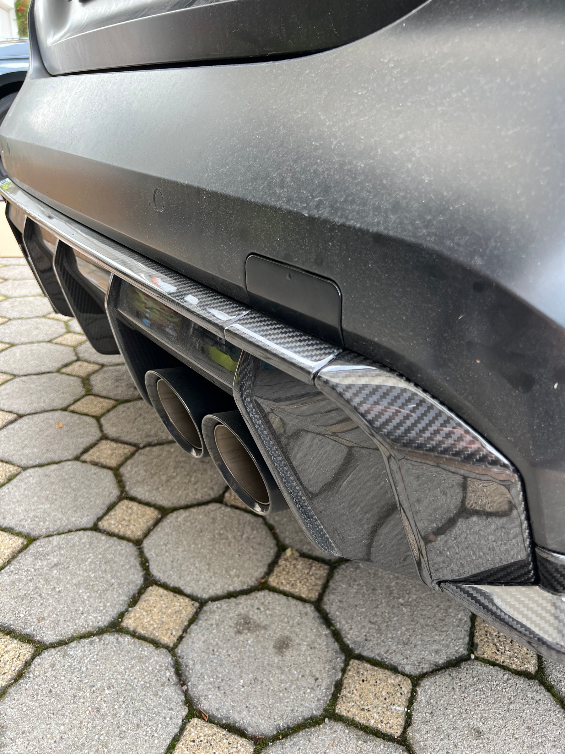 Dry Carbon Fiber Diffuser Strip for BMW G80 G81 M3 G82 G83 M4