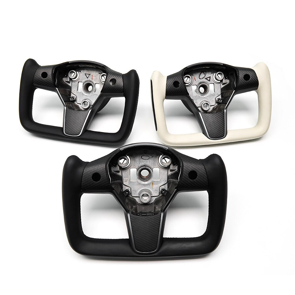 Carbon Fiber Steering Wheel for Tesla Model 3  Y