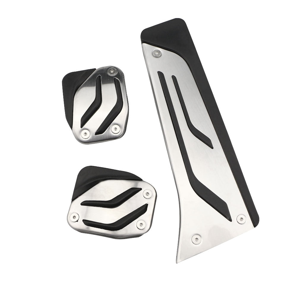 bmw pedale BMW 1 2 3 4 Series M-Performance Stainless Steel Gas Brake Pedal Cover Set | F Chassis