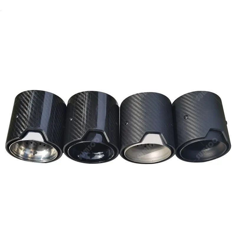 1PCS Carbon Fiber Exhaust Tip for BMW M2 M3 M4 M135i M235i M140i M240i M335i M340i M435i