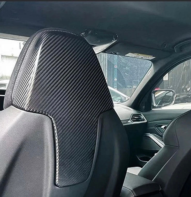 Dry Carbon Fiber Seatback Cover for BMW  G80 G82 G42 G20 G22 G26