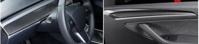 Carbon Fiber Interior Cover for Tesla Model 3 Model Y