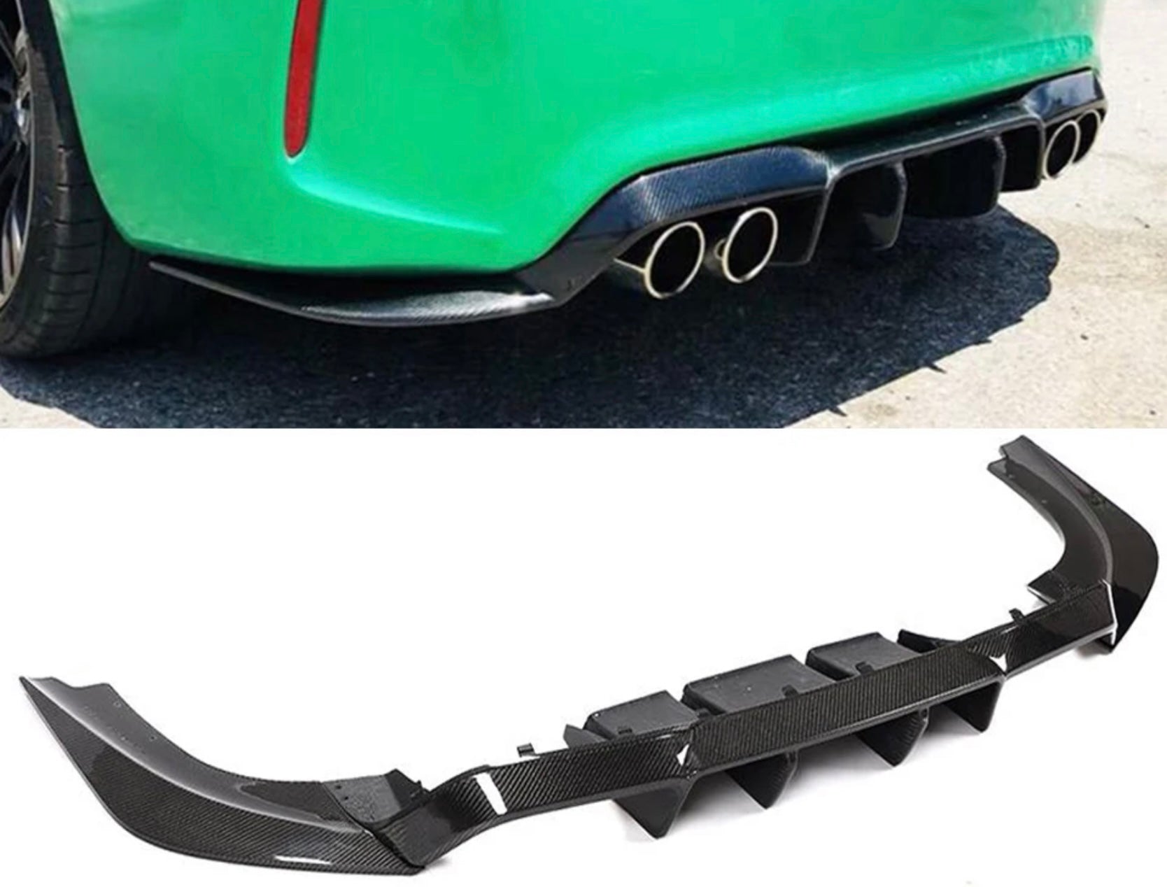 Carbon Fiber Rear Diffuser for BMW 2 Series F87 M2 M2C