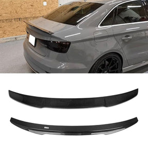 Carbon Fiber Rear Spoiler for AUDI A3 8V Sedan