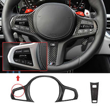 Carbon Fiber Steering Wheel Cover for BMW G Series